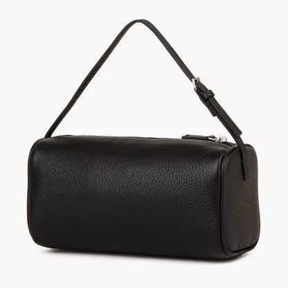 Rindsleder-Handtasche | Top-Handle Mit Schultergurt
