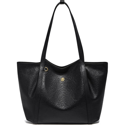 Damen-Tote-Tasche aus Rindleder mit großer Kapazität und leichtem Gewicht für Pendeln und Alltag
