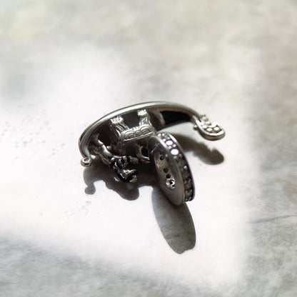 Damen-Charm-Anhänger Venedig Gondel romantisch aus Sterlingsilber