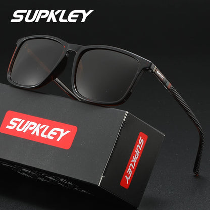 Sonnenbrille quadratisch klassisch polarisiert PC UV400 Sport Unisex