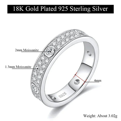 Damen-Schmuckset Ring und Armreif mit Moissanit