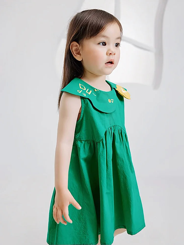 Luftiges Kinder-Sommerkleid mit lila Farbverlauf und Tüllrock – ideal für Hochzeiten und Partys