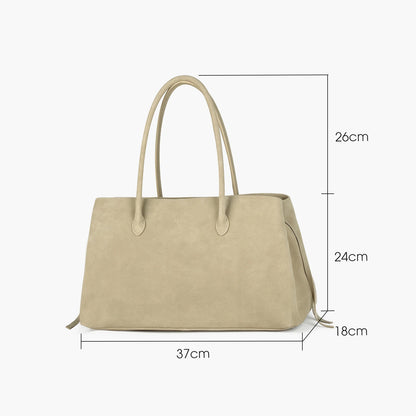 Wildleder-Tote | Große Damen-Handtasche Zum Pendeln