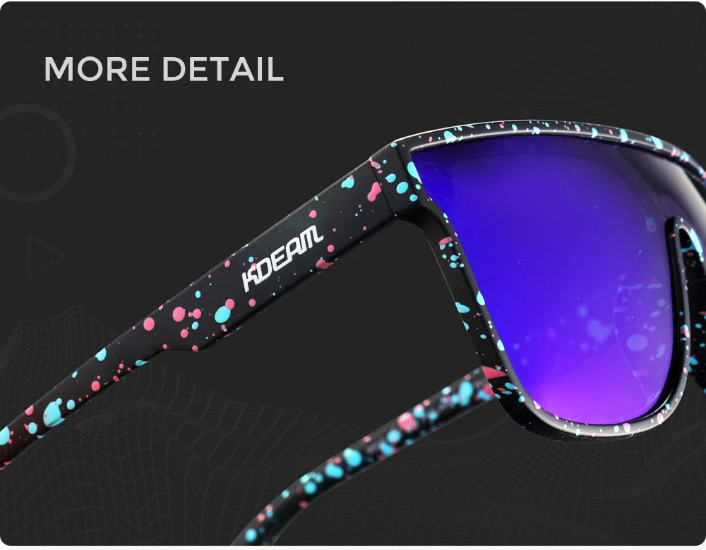 Sonnenbrille Einteiler polarisiert Sport Baseball Angeln Fahren Komplettzubehör