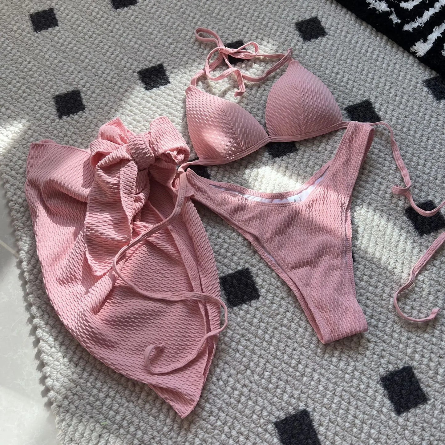 Sexy Push-Up-Bikini-Set für Damen – Brasilianischer Stil für Strand und Pool
