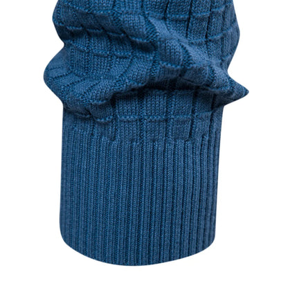 Männer Pullover aus 100 Prozent Baumwolle in solider Farbe für Herbst und Winter