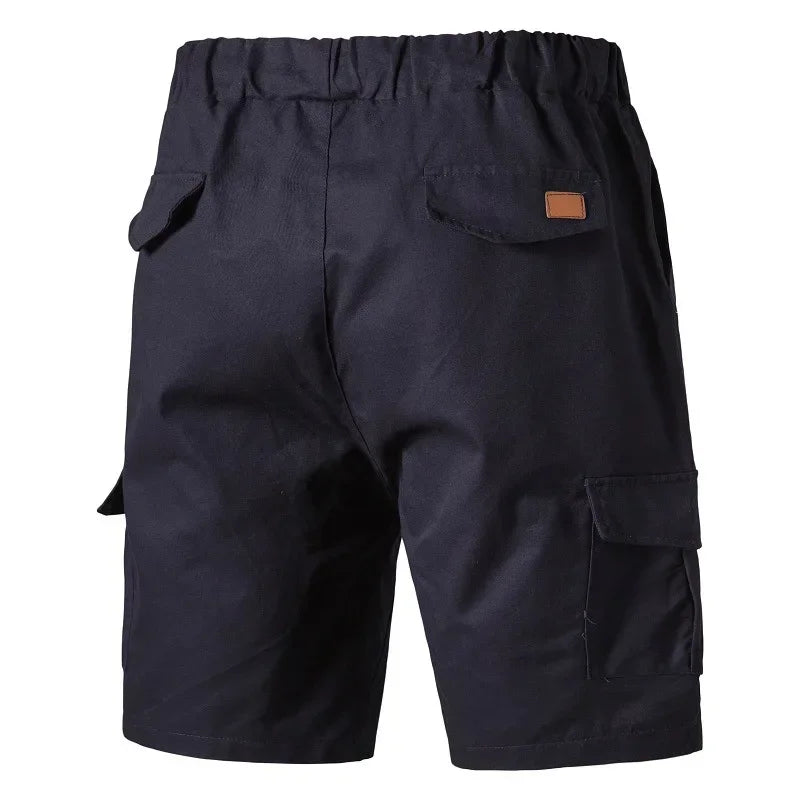 Lässige Herren-Shorts in Übergröße mit mehreren Taschen und lockerem Schnitt – ideal für die Arbeit