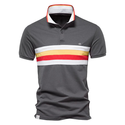 Herren Polo Shirt aus Baumwolle im lässigen Stil für den Sommer