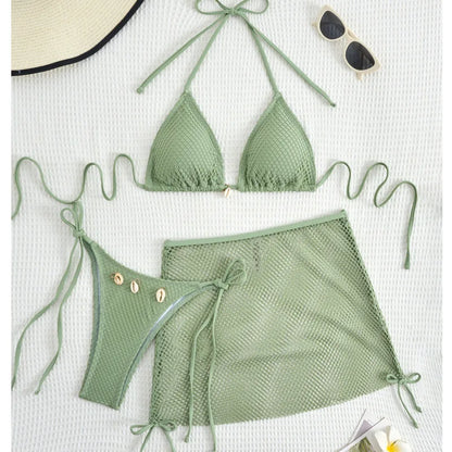 Sexy Bikini-Set mit Push-up und hoher Taille – Perfekt für Strand und Pool