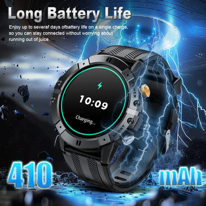 Herren Smartwatch mit 1,52 Zoll Display und wasserdichter Sportuhr-Funktion