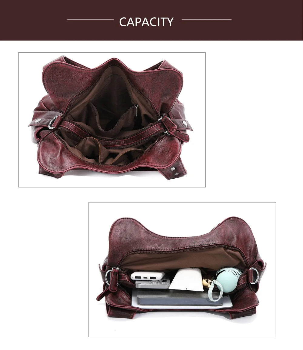 Damen-Schultertasche mit Leopardenmuster und Top-Handle Tragegriff für Alltag und Freizeit Vielseitig