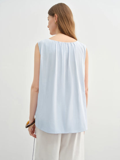 Lässige Damen-Bluse in Übergröße mit Schnalle und kurzen Ärmeln – Sommerbluse mit umgeschlagenem Kragen und figurbetonter Taille