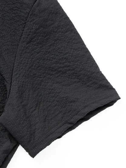 Langarm-Poloshirt für Herren mit Reverskragen – dünnes, vielseitiges Oberteil für Business und Freizeit in Uni-Farben, ideal für den Frühling und Herbst