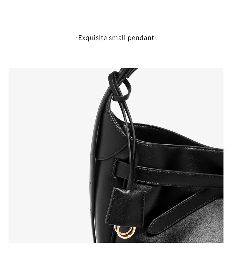 Damen Schultertasche aus Kunstleder mit großer Kapazität