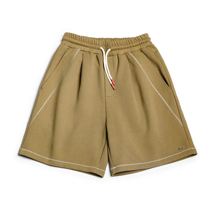 Herren Shorts in kontrastierenden Farben mit lässiger knielanger Passform