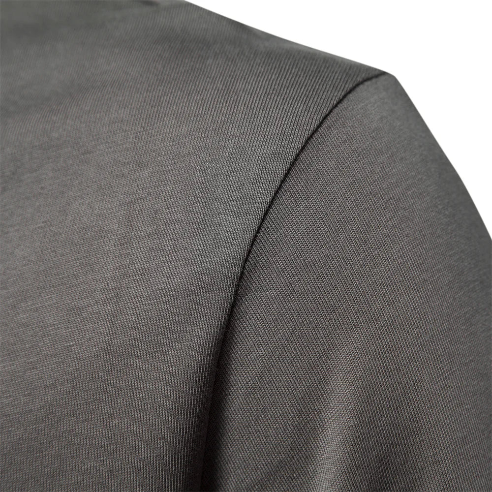 Premium Herren Polohemd Aus Baumwolle Angenehm Warmhalt