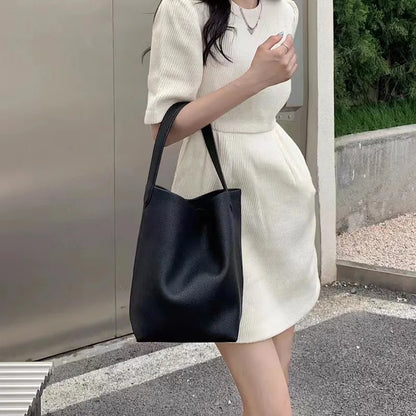 Top Layer Suede Bucket Tote | Große Tasche Aus Kuhleder