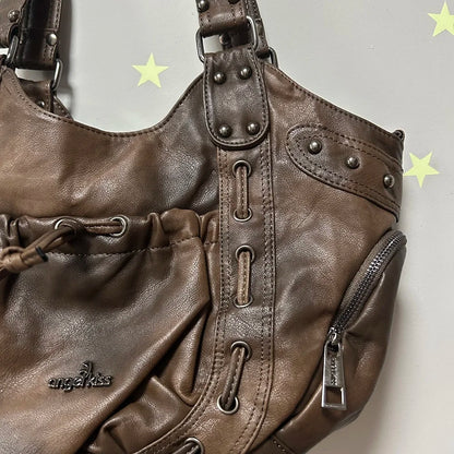 Damen-Schultertasche Großes Fassungsvermögen Mit Reißverschluss Und Mehreren Innenfächern