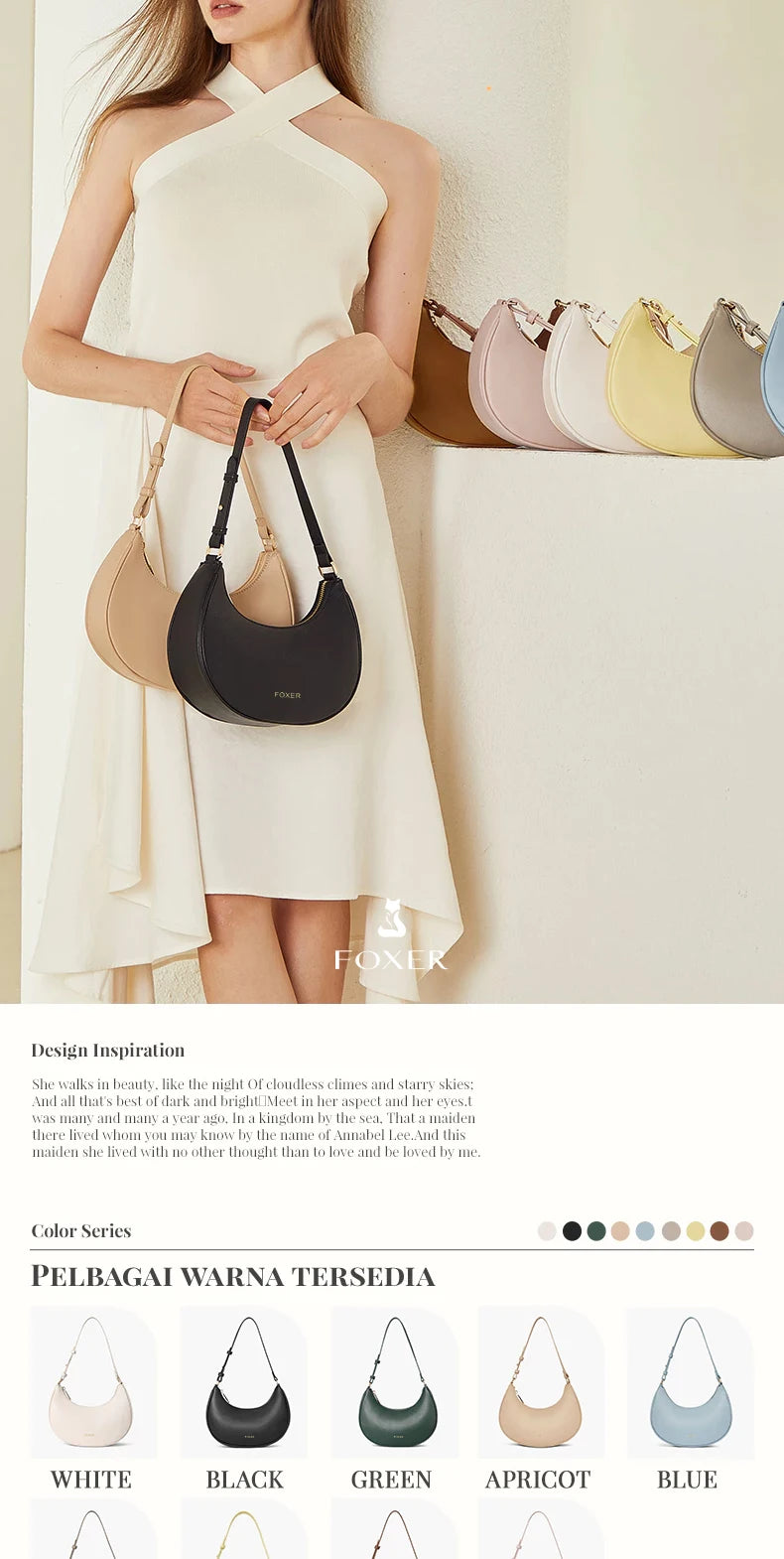 Damen Schultertasche Aus Soft PU Leder Mit Großem Fassungsvermögen
