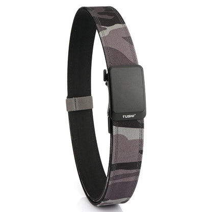 Herren-Taktischer Gürtel aus Nylon mit automatischer Metall-Schnalle und matte Oberfläche