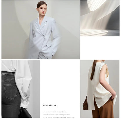 Damen Blazer Shorts aus leichtem Material für den Sommer 2025 mit Taschen
