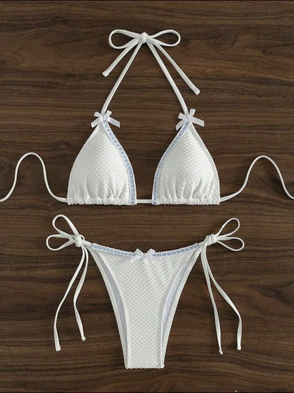 Floral-Sexy-Bikini-Set für Damen – Brasilianischer Badeanzug für Strand und Pool