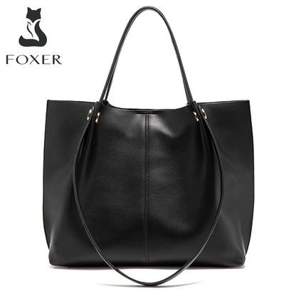 Damen Schultertasche Aus Splitleder Retro-Stil Großes Fassungsvermögen