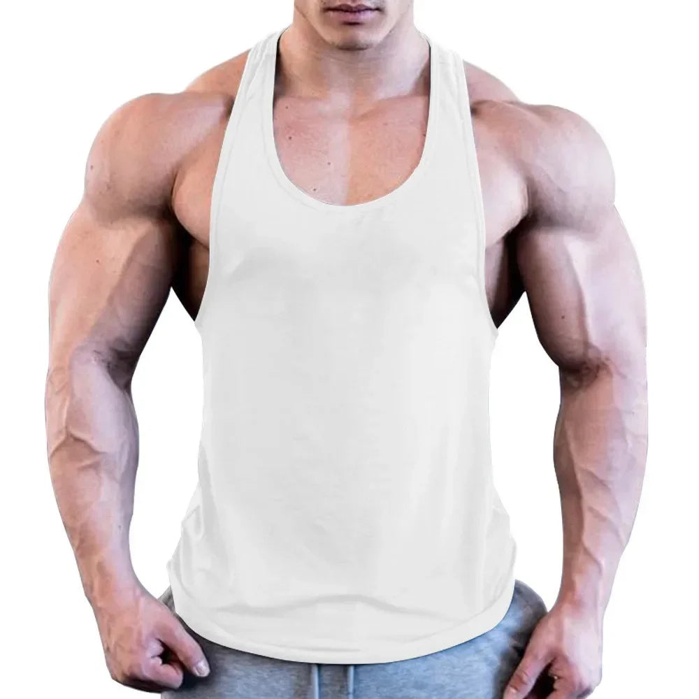 Ärmelloses Herren-Sommer-Top für Sport und Fitness mit breiten Schultern – vielseitiges Unterziehshirt