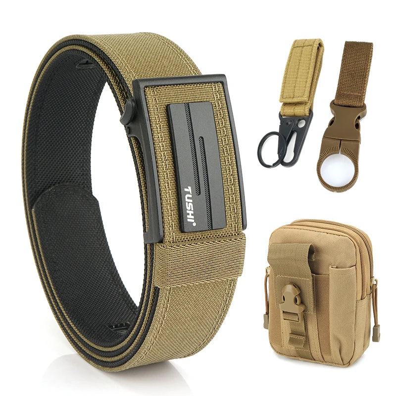 VATLY Dicker Tactical Gürtel Herren Nylon Militär Pistolen-Gürtel Arbeit