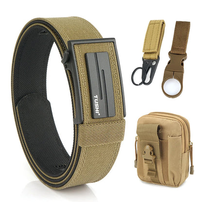 VATLY Dicker Tactical Gürtel Herren Nylon Militär Pistolen-Gürtel Arbeit
