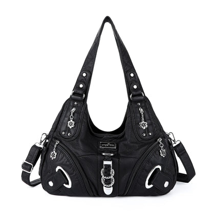 Damen-Handtasche Leopardenmuster Großes Fassungsvermögen Alltagstaugliche Schultertasche mit Viel Platz