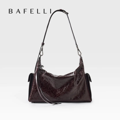 Praktische Echtledertasche Leichte Schultertasche Für Damen