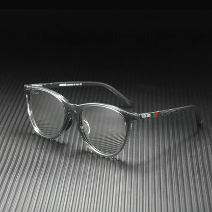 Damen-Sonnenbrille oval Vintage polarisiert Metallscharnier elegant