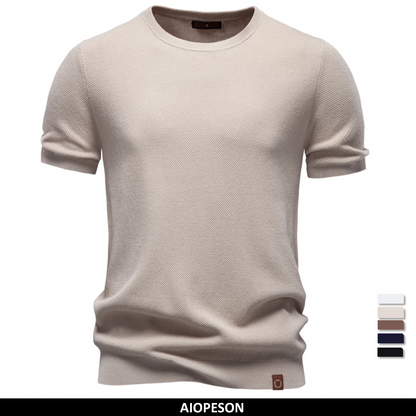 Atmungsaktives Herren Tshirt Aus Kühlender Eisseide Für Den Sommer