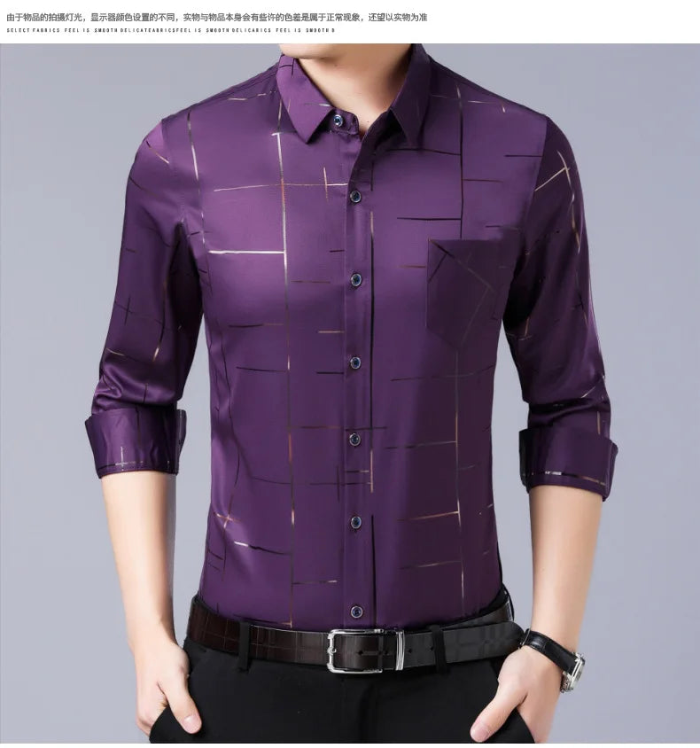 Langarm- und Kurzarm-Herrenhemd in Schwarz und Weiß – Slim Fit Business- und Bürohemd in Unifarben