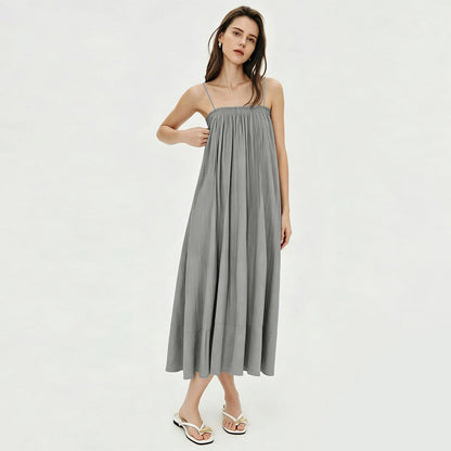 Stylisches Damenkleid Mit Rüschen Elegant Leicht Für Urlaub