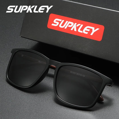 Sonnenbrille quadratisch klassisch polarisiert PC UV400 Sport Unisex