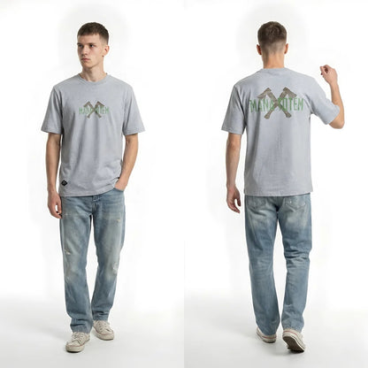 Premium Herren T-Shirt Aus 100% Baumwolle Mit AX Print
