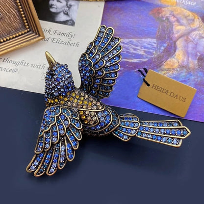 Brosche Kristall Strass Schwerindustrie Palast Klassisch Abzeichen Unisex