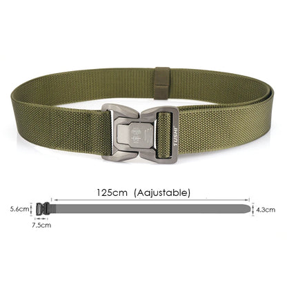 VATLTY New 4.3cm Tactical Outdoor Belt Tight Nylon Aluminum Buckle Quick Release Men's Military Belt Casual Wide Waistband Male