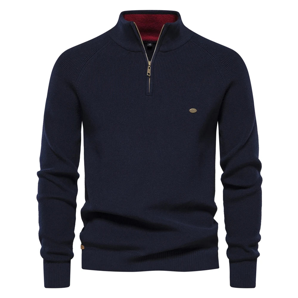 Herren Pullover im lässigen Stil mit Rollkragen für Herbst und Winter