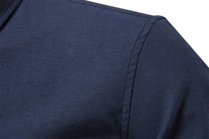 Herren Oxford Hemd aus Baumwolle mit langen Ärmeln für Casual-Look