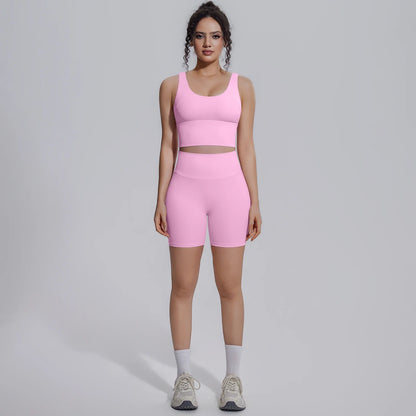 Damen Yoga Set Schnell Trocknend Hüfthebenset
