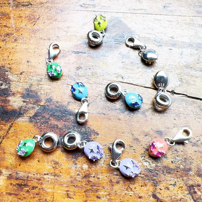 Damen-Charm-Anhänger Alien trendig aus Sterlingsilber