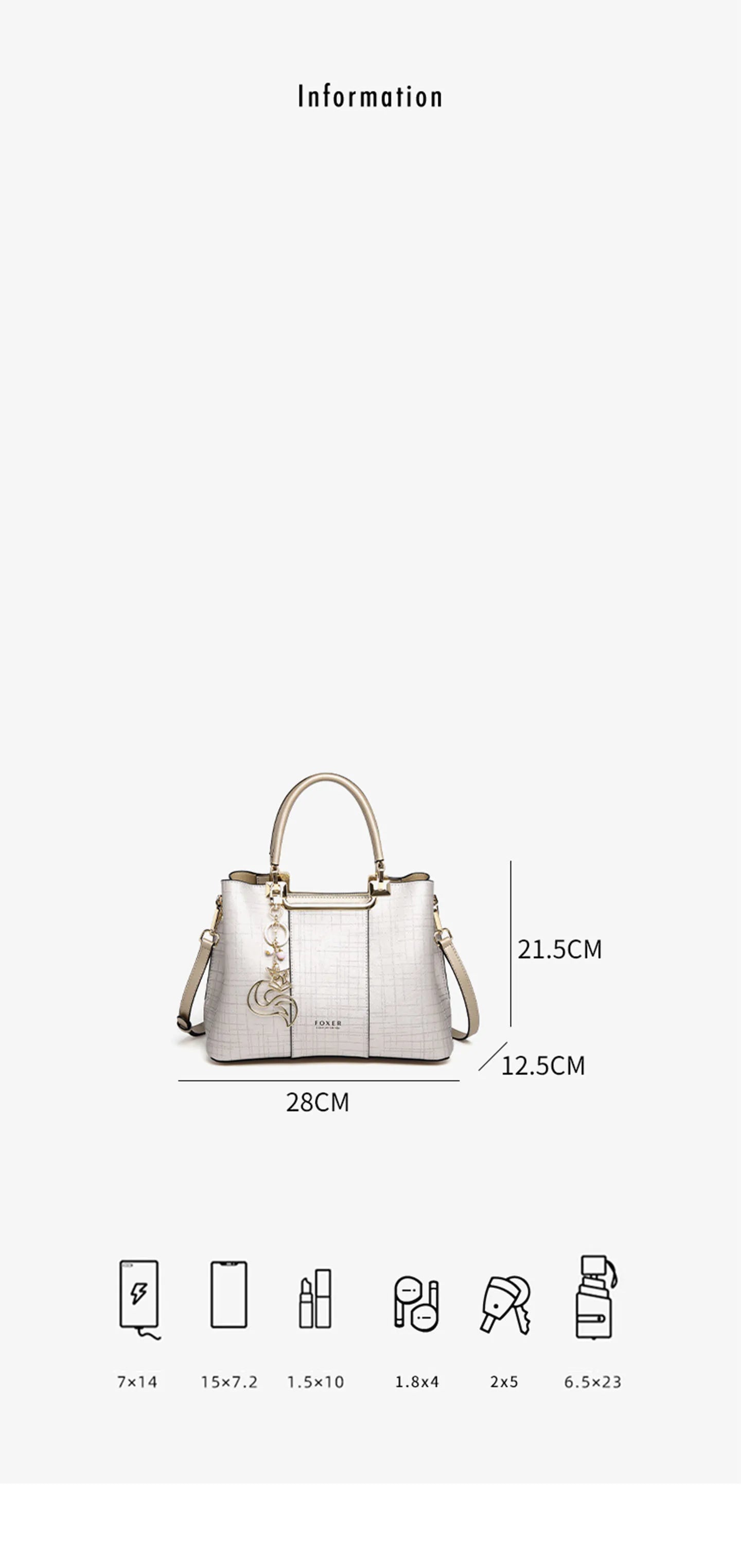 Damen Handtasche aus Split-Leder Schultertasche im Luxus Saffiano Design