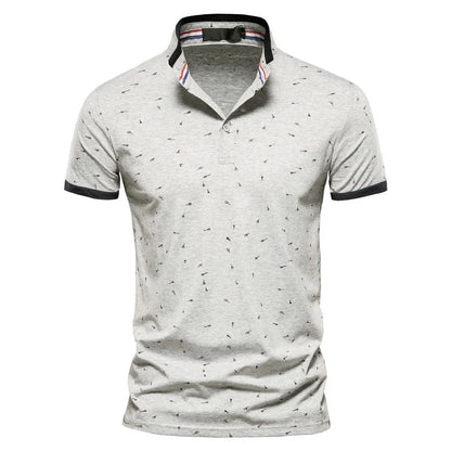 AIOPESON Casual Gedruckt Polo-Shirts Männer Slim Fit Stehkragen Baumwolle männer T-Shirt Neue Sommer Hohe Qualität Klassische Männer kleidung