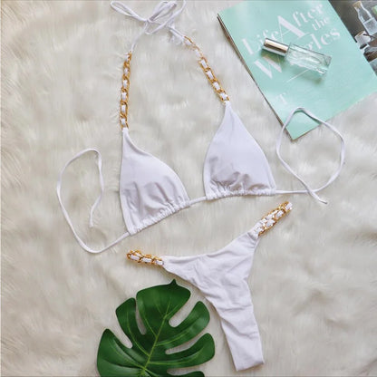 Sexy pinker Bikini-Set für Damen – ideal für Strand und Pool