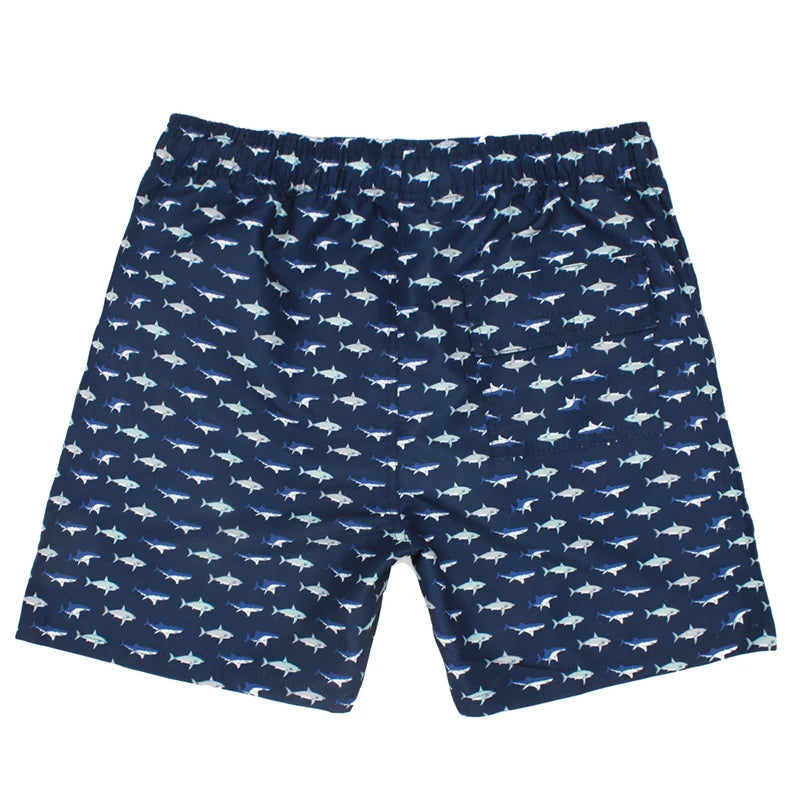 Herren-Shorts aus Polyester mit Reißverschlusstasche – schnelltrocknend für Gym, Surfen und Strand
