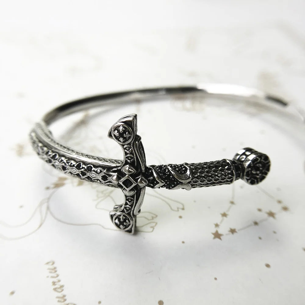 Schwert Armreif Modeschmuck Vintage Geschenk für Frauen Männer