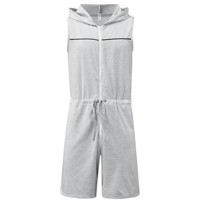 Weite Herren-Sommerhose mit Streifenmuster und Schlitz – lässig und vielseitig für den Alltag